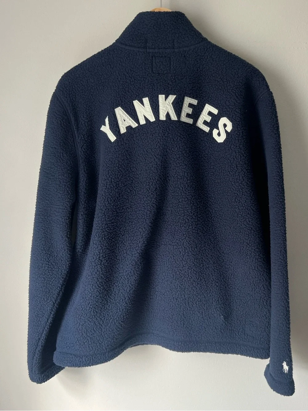 POLO RALPH LAUREN Yankees Vintage Brushed Fleece Pullover Size M